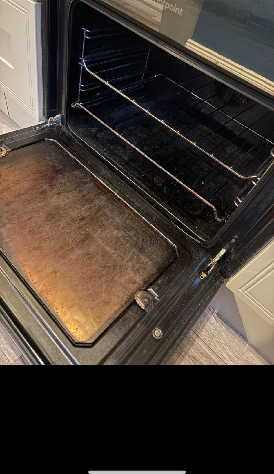 Oven cleaning result - like new